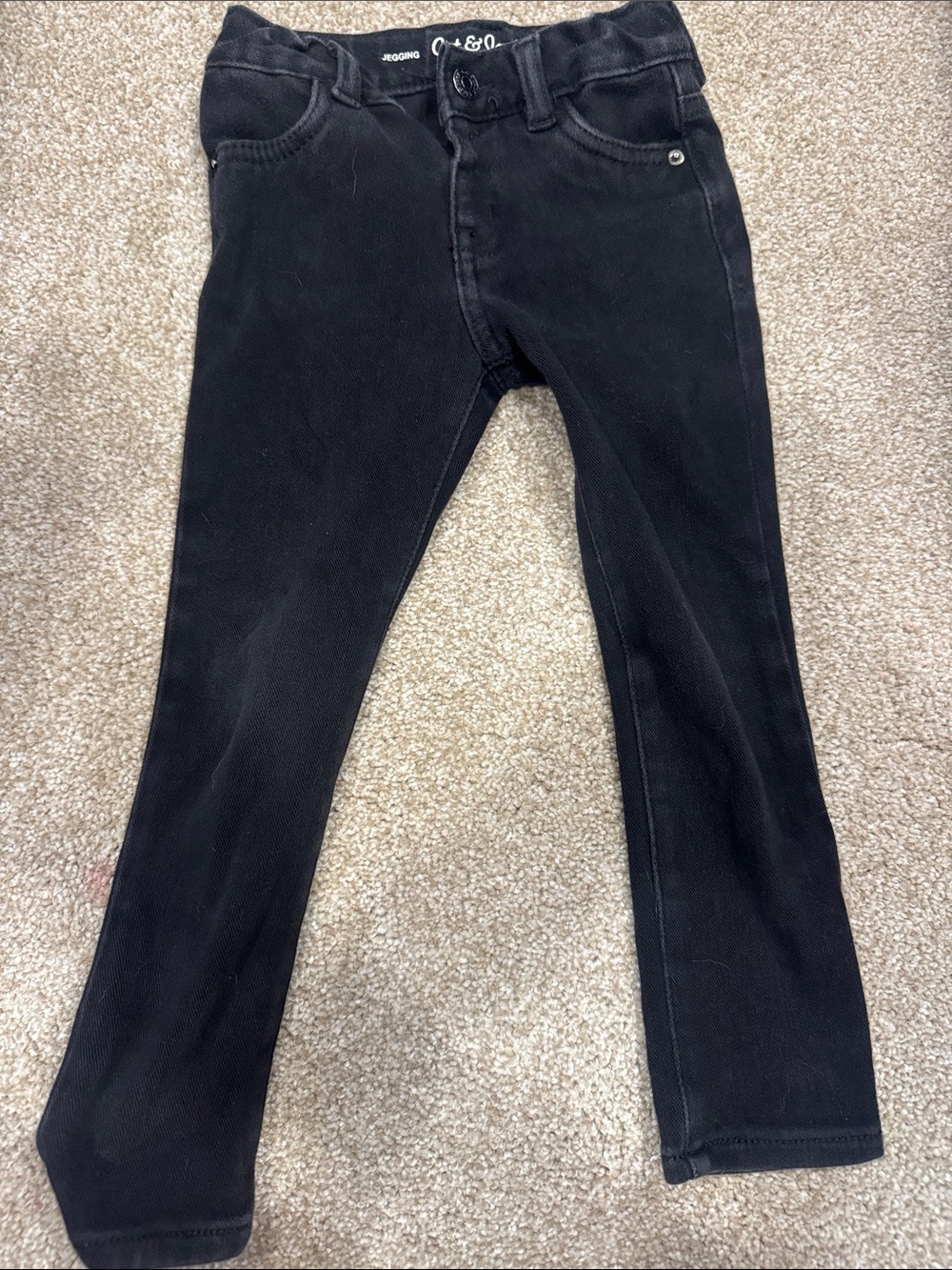 Cat & Jack Black Kids Jeggings